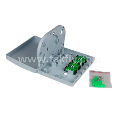 FTTH Fiber Optic Termination Box provides solid protection and management for the FTTx network building.
