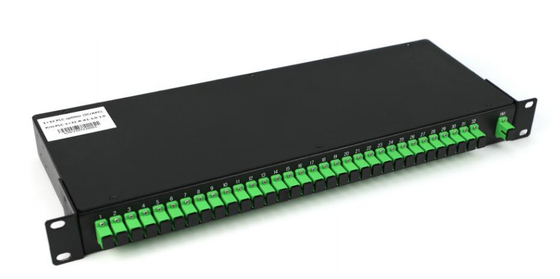1260-1560nm SM  PLC 1×N and 2×N Splitter Rack Mount Fiber Optic PLC Splitter