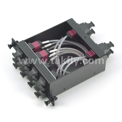 Newly Design High Density MPO Patch Panel and Rack Mount of small in size, lightweight, impact-resistant