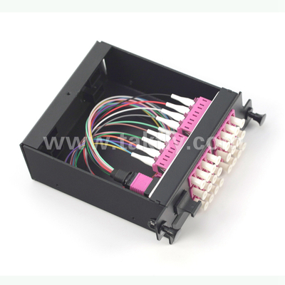 Newly Design High Density MPO Patch Panel and Rack Mount of small in size, lightweight, impact-resistant