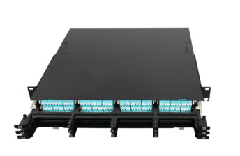 Sliding Design MTP/MPO Cassette Management Panel for Cable Diameters 0.9 / 2.0 / 3.0mm -40°C to 80°C Temperature Range
