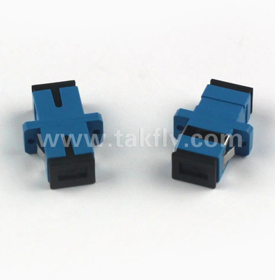 RoHS Compliant FTTH SC Simplex Duplex Fiber Optic Adapter Operating Temperature -40- 85C Return Loss ≥45dB