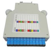 DIN Rail Mounting Fiber Optic Terminal Box with Durable ABS Material