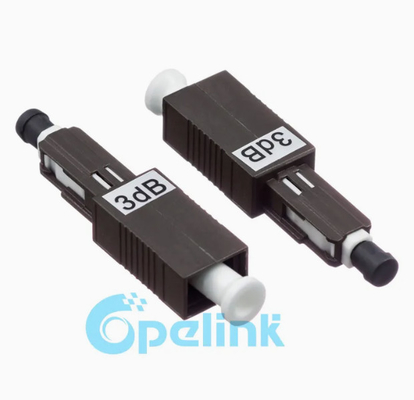 1310/1550nm Mu/PC Fiber Optic Attenuator -30dB Male to Female Wide Temperature Range
