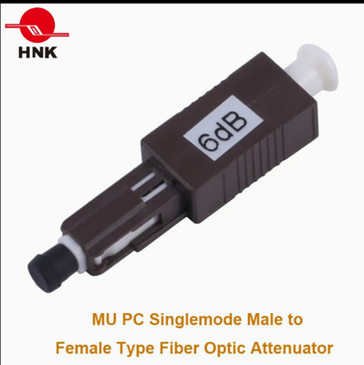 1310/1550nm Mu/PC Fiber Optic Attenuator -30dB Male to Female Wide Temperature Range