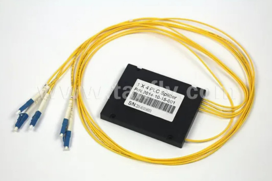 Compact Gpon Epon 1X4 SC APC ABS FTTX Fiber Optic PLC Splitter With -40- 85C Temperature Tolerance
