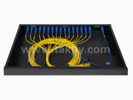 Gpon Epon 32 Port Rack Mount Fiber Optical Splitter Sc/APC Connector High Reliability And Stability