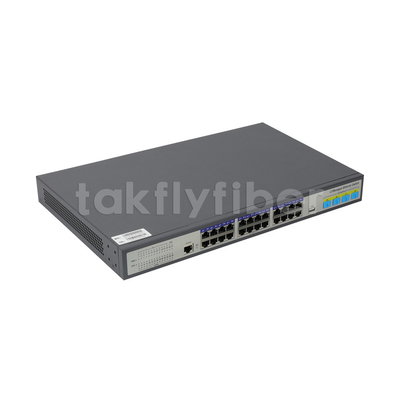 Layer3 Managed 24 Port Gigabit PoE switch with 4 X 10G SFP