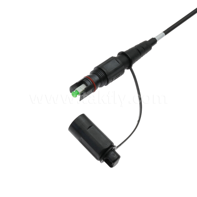 Waterproof 1X4 Mini Supertap Terminal Closure Type Fiber Optic PLC Splitter with Supertap Female Optitap Compatible Connectors