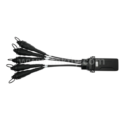 Waterproof 1X4 Mini Supertap Terminal Closure Type Fiber Optic PLC Splitter with Supertap Female Optitap Compatible Connectors