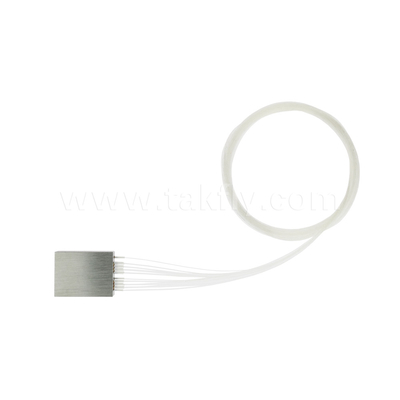 Industrial Type 16CH Ultra Compact DWDM  Mux Demux, 100GHz C18-C48, High accuracy wavelength, Unilateral Fiber Outlet