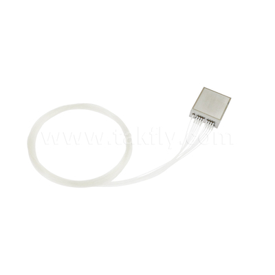 Industrial Type 16CH Ultra Compact DWDM  Mux Demux, 100GHz C18-C48, High accuracy wavelength, Unilateral Fiber Outlet