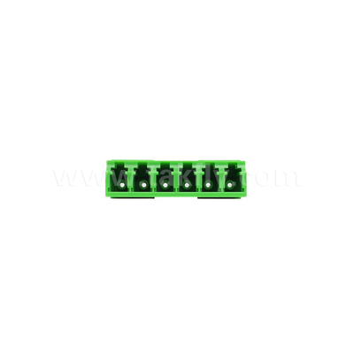 LC/APC 6 Ways Adapter , SM OS2, Green ,Without Flange Single Mode  for Network