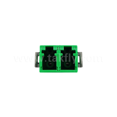 LC Duplex Fiber Optic Adapter Single Mode APC UPC No Flange