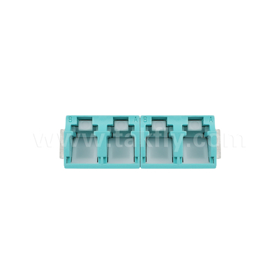 LC Quad Fiber Optic Adapter APC UPC Multimode Without Flange