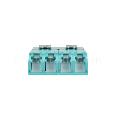 LC Quad Fiber Optic Adapter APC UPC Multimode Without Flange