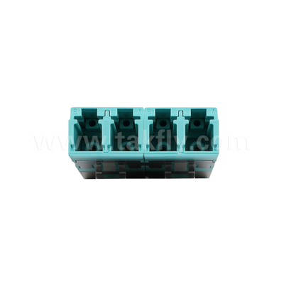 LC Quad Fiber Optic Adapter APC UPC Multimode Without Flange