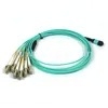 MTP-LC Fiber Optic Patch Cord Plenum Jumper Cable LSZH