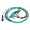 12 Core OM3 MPO to LC Fanout Fiber Optic Cable LSZH CPR Certified