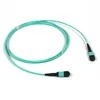 12 Core OM3 MPO to LC Fanout Fiber Optic Cable LSZH CPR Certified