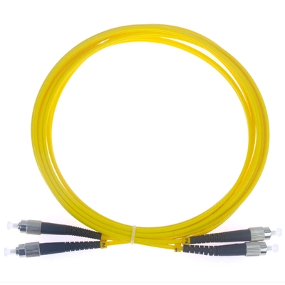 FC-APC Fiber Optic Patch Cord 9/125um Single-Mode 1000N Tensile