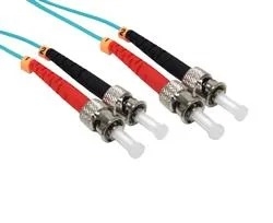 ST-ST Duplex Fiber Patch Cord 50/125 OM3 with 2dB Insertion Loss