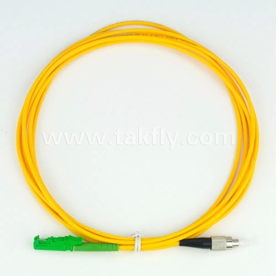 SC/APC Duplex 9/125um Singlemode Fiber Optic Cable 3.0mm PVC
