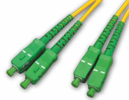 3.0mm SC Fiber Optic Patch Cord 3m LSZH G652D Single Core