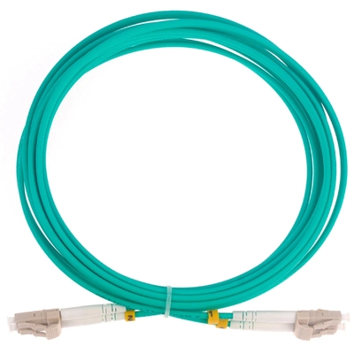 OM3 Duplex LC Fiber Patch Cord 0.9mm-3.0mm PVC/LSZH