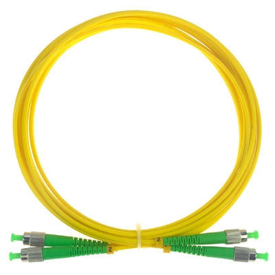 SC/LC/ST/FC Fiber Optic Patch Cord 100N Tensile Strength PVC/LSZH