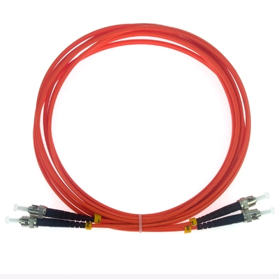 SC/LC/ST/FC Fiber Optic Patch Cord 100N Tensile Strength PVC/LSZH
