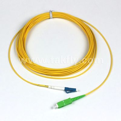 LC/UPC to SC/APC Fiber Optic Patch Cord with 3 Years Warranty 100N Lateral Pressure and >10000N Tensile Strength