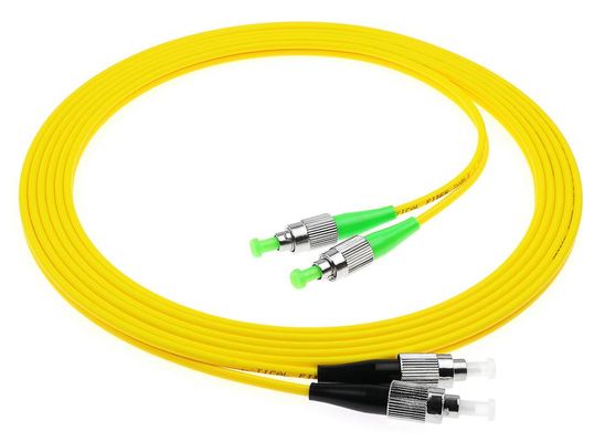 FC-FC Duplex Fiber Optic Patch Cord LSZH/PVC SM/MM UPC/APC