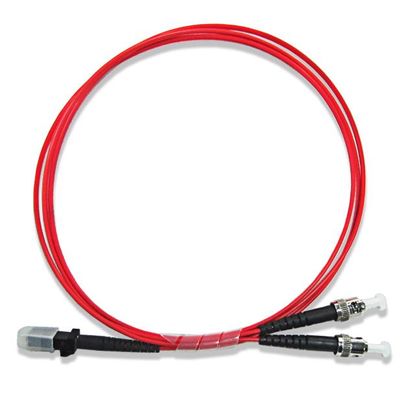 MTRJ-ST Fiber Optic Patch Cord PVC/LSZH/TPU SM/MM 1.8mm duplex