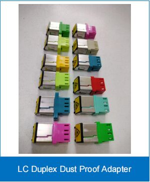 LC Duplex Dust Proof Adapter SM/MM 0.2dB High Performance