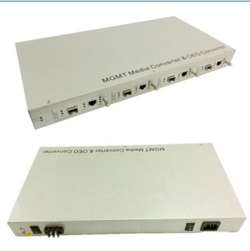 1U 4 Slots Media Converter Chassis