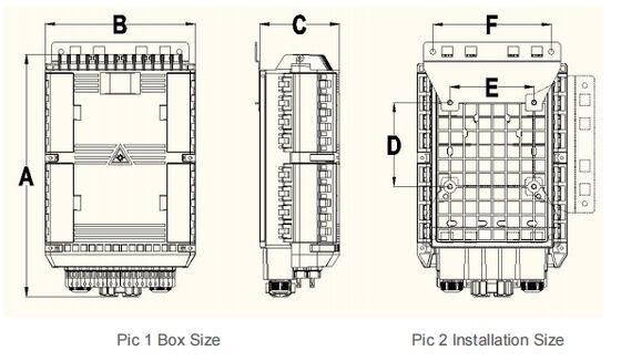 FTKS-1708-24C-16F Fiber Termination Box For FTTx Communication Network System From China