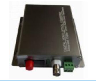 1 Channel Video Digital Optical Converter: AHD/CVI/TVI to BNC to Fiber Optic Video Transmitter/Receiver