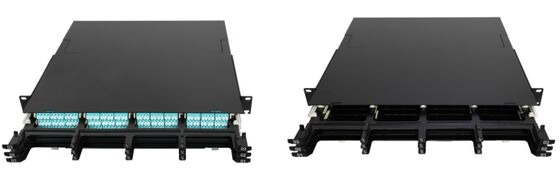 FTTH 1U 2U 4U High-Density MPO/MTP Cassette FO Patch Panel 144-576 cores | Fiber Network Solution