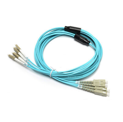 SC-LC 12F Fiber Optic Patchcord with Low Insertion Loss High Reflection Loss and Customized Length