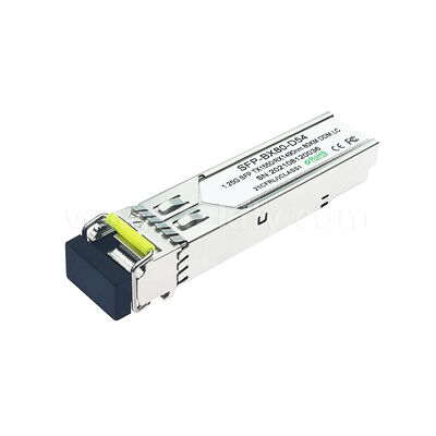 SFP 1.25gbps 80km LC Reach Tx1490nm/Rx1550nm Bi-Directional Optical Transceiver for Data Center FTTX