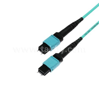 High Density OM3 OM4 OM5 Multimode 8F 12F 16F 24F MPO MTP Multimode Fiber Optic Patchcord / Optical Fiber Patch Cable / Optical Jumper/ Optical Fiber Trunk Cable for Data Center