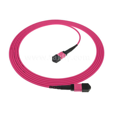 MPO MTP Male Female 8F 12F 16F 24F MM Multimode OM4 Fiber Optic Patchcord / Optical Fiber Patch Cable / Optical Breakout Cable/ Optical Fiber Trunk Cable