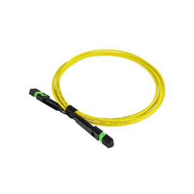 Elite MPO MTP Fiber Connector with Pull Tab SM MM Fiber Optical Breakout Cable Fiber Optic Patchcord/Optical Fiber Patch Cable/Optical Fiber Trunk Cable/Optic Fiber Fanout Cable for High Density