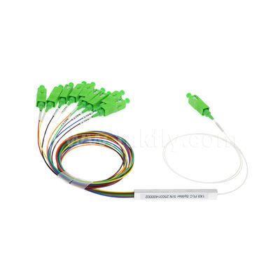 Waterproof 1x4 Mini FiberHub CLOSURE ITU-T SM G657A2 2.0mm Cable Fiber Optic PLC Splitter IP68