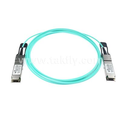 AOC Active Optical Cables Fiber 100Gbps QSFP28 to QSFP28 for Data Center FTTH FTTX