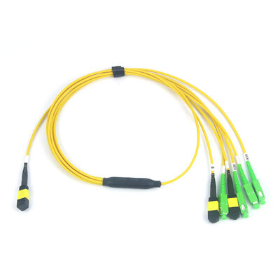 Scalable 12-144 Core MPO MTP Fiber Optic Cable with LC, SC, FC, MPO, or MTP Connectors and 50/125um Fiber Mode