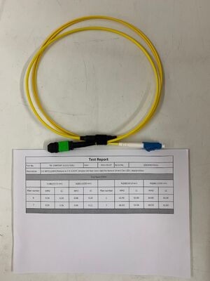 Precision MPO to LC Breakout Patch Cord with 2-Fiber and Optional APC/UPC Connectors for Flexible Connectivity