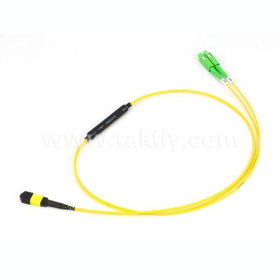 Fiber Optic MPO-CS Breakout Fiber Optic Patch Cord for Data Center