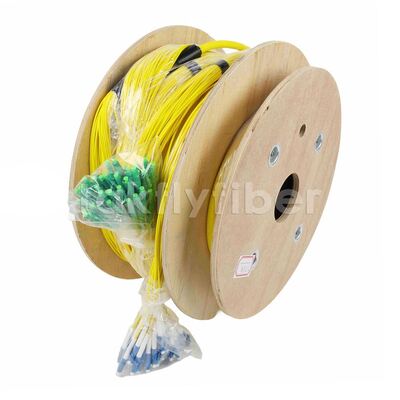 48 Cores High Density Fiber Optic Breakout Cable with LSZH Sheath Multi-Fiber Cable Assemblies